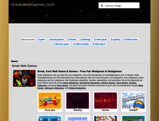 greatwebgames.com screenshot
