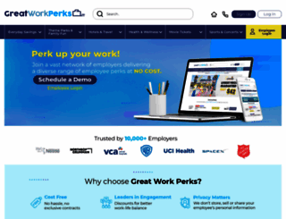 greatworkperks.com screenshot