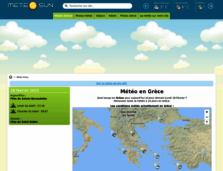 grece.meteosun.com screenshot