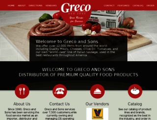 grecoandsons.com screenshot