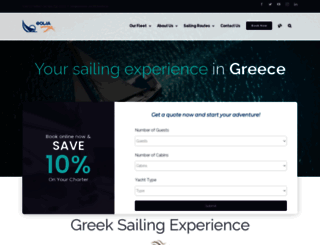 greece-yachtcharter.gr screenshot
