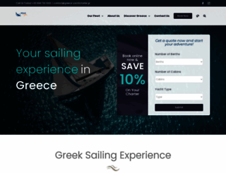 greece-yachtcharter.gr screenshot