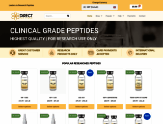 greece.direct-peptides.com screenshot