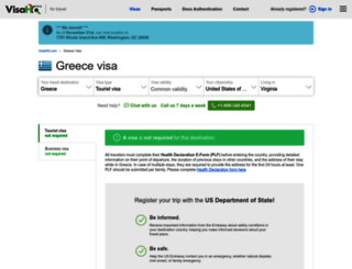 greece.visahq.com screenshot