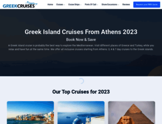 greek-cruises.com screenshot