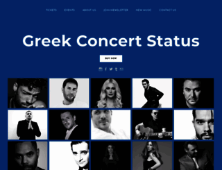 greekconcertstatus.com screenshot