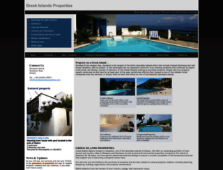 greekislandsproperties.com screenshot