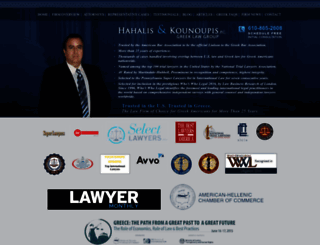 greeklawgroup.com screenshot