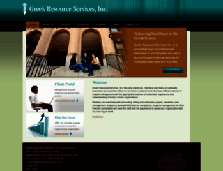 greekresourceservices.com screenshot