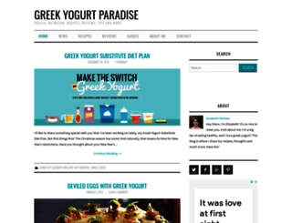 greekyogurtparadise.com screenshot