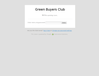 green-buyers-club.myshopify.com screenshot