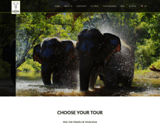 green-elephantsanctuarypark.com screenshot