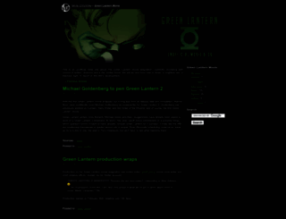 green-lantern.moviechronicles.com screenshot