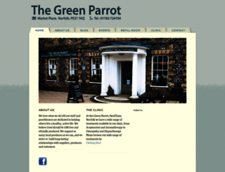 green-parrot.co.uk screenshot