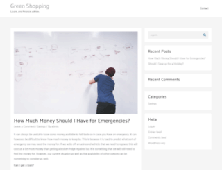 green-shopping.co.uk screenshot