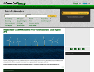 green.careercast.com screenshot