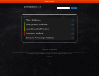greenacademy.com screenshot