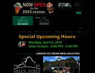 greenacresicecream.com screenshot