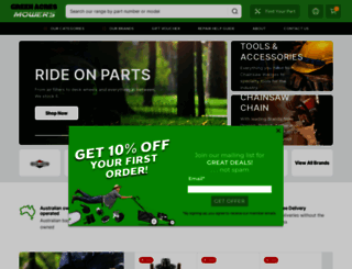 greenacresmowers.com.au screenshot