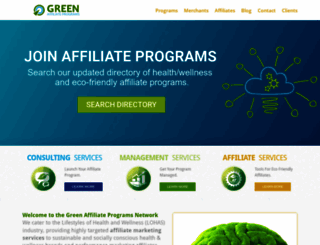 greenaffiliateprograms.net screenshot