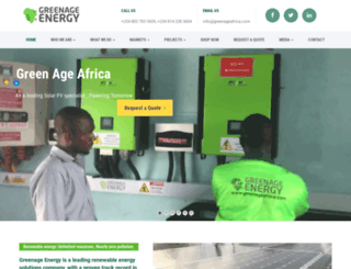 greenageafrica.com screenshot