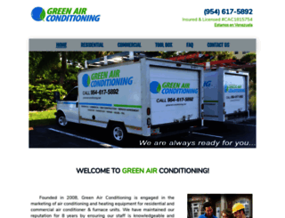 greenairconditioning.net screenshot