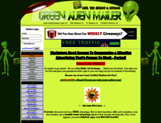 greenalienmailer.com screenshot