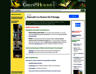 greenandhealthy.info screenshot