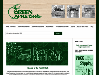 greenapplebooks.com screenshot