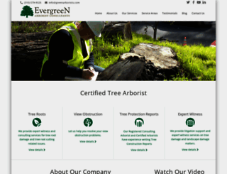 greenarborists.com screenshot