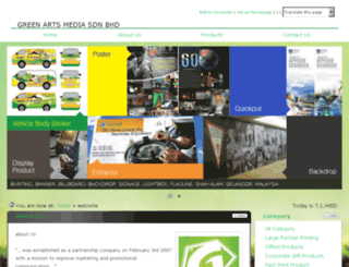 greenarts.com.my screenshot