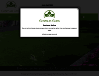 greenasgrass.co.uk screenshot