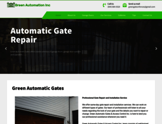 greenautomaticgates.com screenshot
