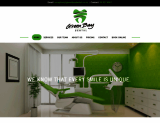 greenbaydental.co.nz screenshot
