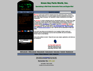 greenbaypartsworld.net screenshot