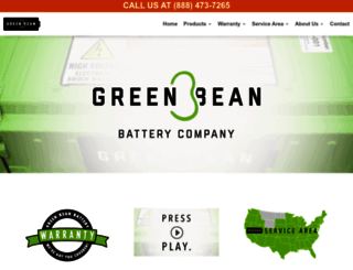 greenbeanbattery.com screenshot