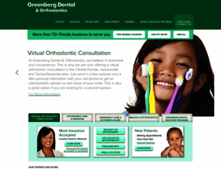 greenbergdental.com screenshot