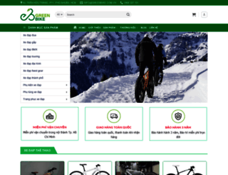 greenbike.com.vn screenshot