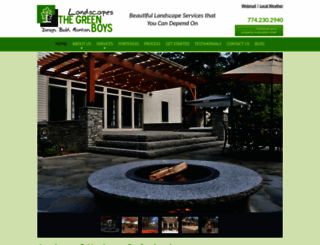 greenboyslandscapes.com screenshot