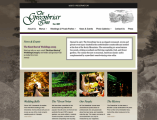 greenbriarinn.com screenshot
