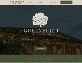greenbrierfarms.com screenshot
