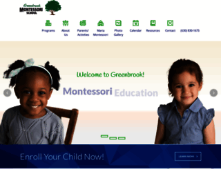 greenbrook-montessori.com screenshot