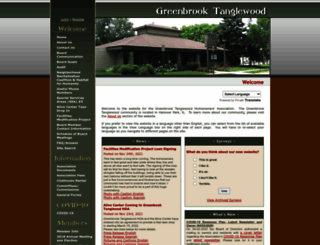 greenbrooktanglewood-hoa.com screenshot