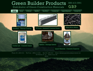 greenbuilderproducts.com screenshot
