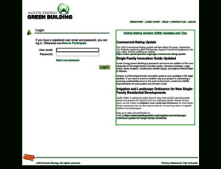 greenbuildingsystem.austinenergy.com screenshot
