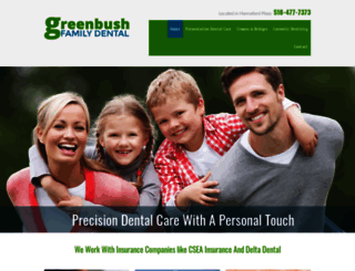 greenbushfamilydental.com screenshot