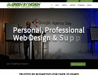 greenbydesignmarketing.com screenshot