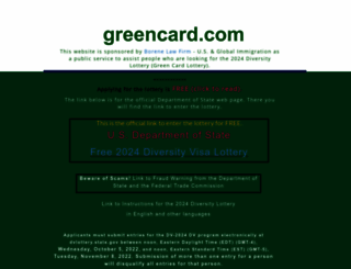 greencard.com screenshot