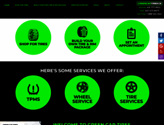 greencartires.com screenshot