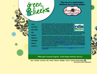 greencheeksdiaperservice.com screenshot